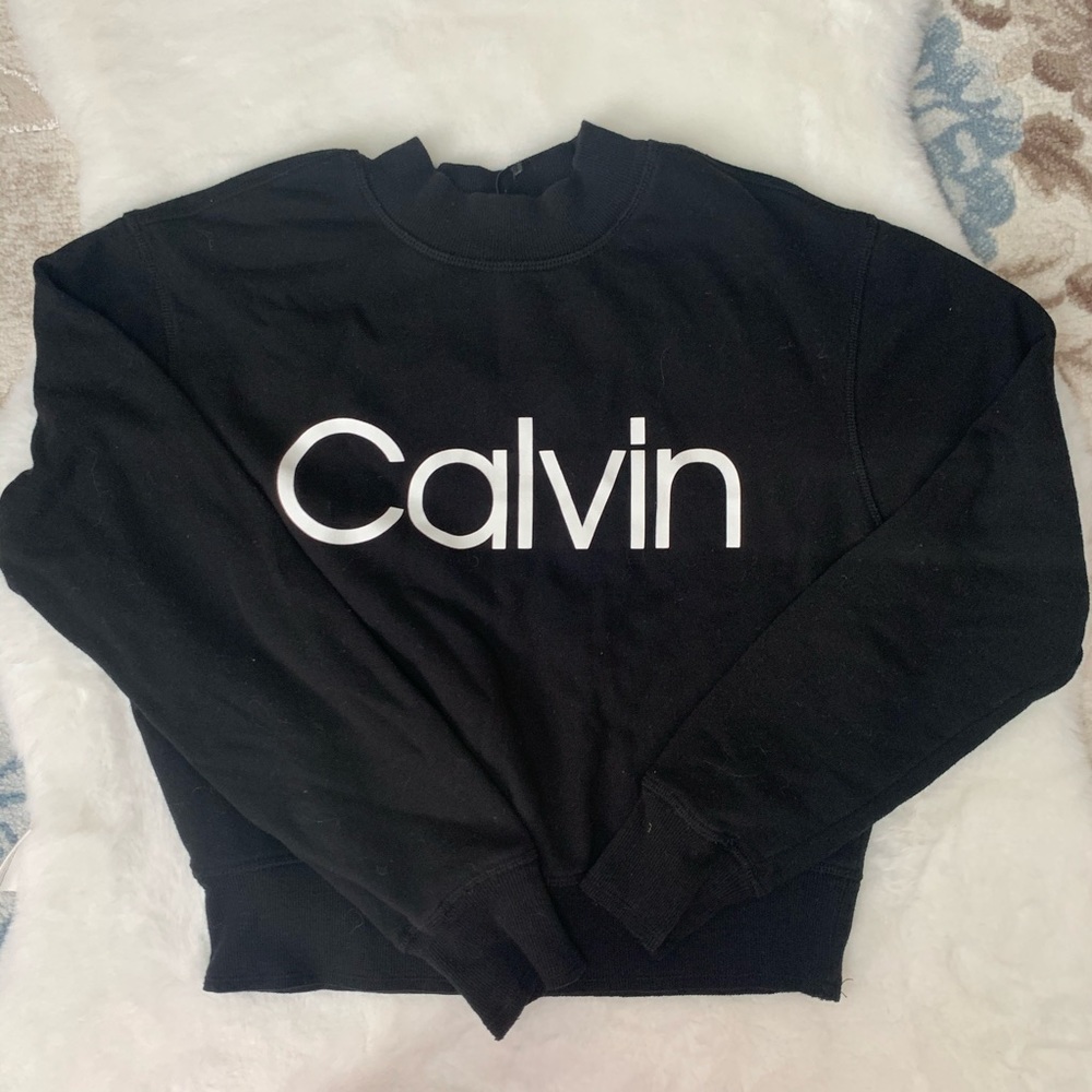 black calvin sweatshirt